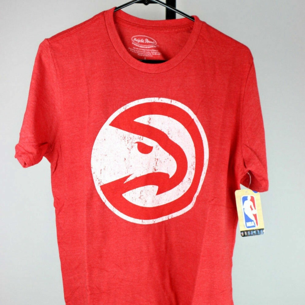 Atlanta Hawks Logo Tri-blend Crewneck T-Shirt
